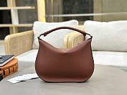 Kitlife Chloe Marcie Saddle Bag In Brown Leather 37x25x9.5cm  - 3