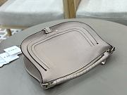 Kitlife Chloe Marcie Saddle Bag In Grey Leather 37x25x9.5cm  - 5