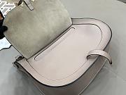 Kitlife Chloe Marcie Saddle Bag In Grey Leather 37x25x9.5cm  - 3