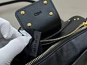 Kitlife Chloe Small Paddington Chain Bag In Black Leather 22x15x10cm - 6