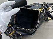 Kitlife Chloe Small Paddington Chain Bag In Black Leather 22x15x10cm - 4