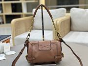 Kitlife Chloe Small Paddington Chain Bag In Brown Leather 22x15x10cm  - 5