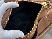 Kitlife Chloe Small Paddington Chain Bag In Brown Leather 22x15x10cm  - 4