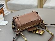 Kitlife Chloe Small Paddington Chain Bag In Brown Leather 22x15x10cm  - 3