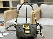 Kitlife Chloe Small Paddington Chain Bag In Green Leather 22x15x10cm  - 1
