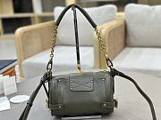 Kitlife Chloe Small Paddington Chain Bag In Green Leather 22x15x10cm  - 4