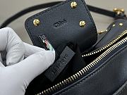 Kitlife Chloe Small Paddington Chain Bag In Dark Blue Leather 22x15x10cm  - 3