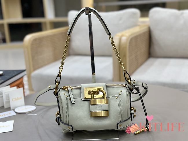 Kitlife Chloe Small Paddington Chain Bag In Off-white Leather 22x15x10cm  - 1