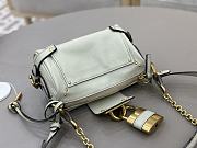 Kitlife Chloe Small Paddington Chain Bag In Off-white Leather 22x15x10cm  - 6