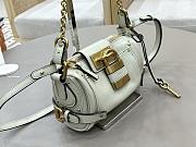 Kitlife Chloe Small Paddington Chain Bag In Off-white Leather 22x15x10cm  - 3