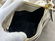 Kitlife Chloe Small Paddington Chain Bag In White Leather 22x15x10cm  - 2