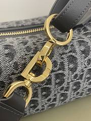 Kitlife Dior D-Journey Bag Gray Oblique 25.5x14.5x14cm  - 5