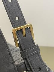 Kitlife Dior D-Journey Bag Gray Oblique 25.5x14.5x14cm  - 3