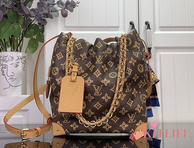 Kitlife Louis Vuitton Noé Trunk Bag Monogram Origine Ebène M28103 23x27x8cm - 1