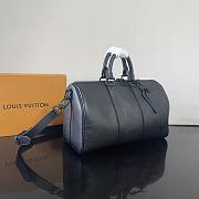 Kitlife Louis Vuitton Keepall Bandoulière 35 Bag Black M15249 34x21x16cm  - 6