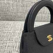 Kitlife Chanel Vintage Kelly Handbag Black 20x6.5x25cm - 4