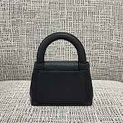 Kitlife Chanel Vintage Kelly Handbag Black 20x6.5x25cm - 3