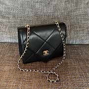 Kitlife Chanel Vintage Envelope Pouch Black 24x8x20cm - 1