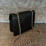Kitlife Chanel Vintage Envelope Pouch Black 24x8x20cm - 5