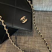 Kitlife Chanel Vintage Envelope Pouch Black 24x8x20cm - 2