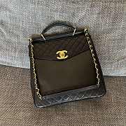 Kitlife Chanel Vintage Backpack Black 32x10x34cm - 1