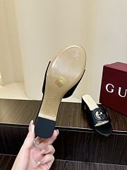 Kitlife Gucci Shoes Black & White With 5.5cm Square Heel  - 6