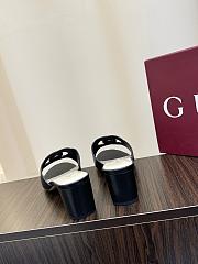 Kitlife Gucci Shoes Black & White With 5.5cm Square Heel  - 4