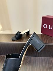 Kitlife Gucci Shoes Black & White With 5.5cm Square Heel  - 3