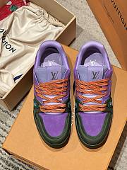 Kitlife Louis Vuitton Trainer Sneaker Purple 1AJ420 - 1
