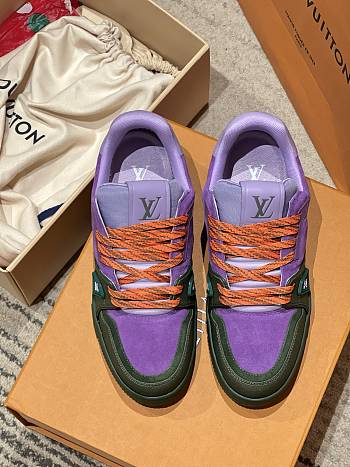 Kitlife Louis Vuitton Trainer Sneaker Purple 1AJ420
