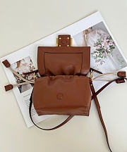 Kitlife Fendi Mamma Baguette Small Bag Dark Brown 16x10x13cm - 4