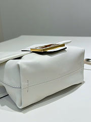 Kitlife Fendi Mamma Baguette Small Bag White 16x10x13cm  - 6