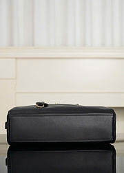 Kitlife Chanel Large Bowling Bag Black Calfskin and Gold-Plated Metal AS6211 19x35.5x12.5cm - 4