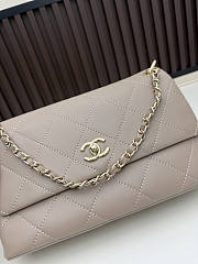 Kitlife Chanel Large Flap Bag Dark Gray Sheepskin AS6116 28×17×8 cm - 3