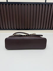 Kitlife Chanel Large Flap Bag Dark Brown Sheepskin AS6116 28×17×8 cm - 5