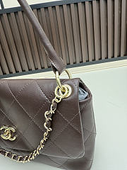 Kitlife Chanel Large Flap Bag Dark Brown Sheepskin AS6116 28×17×8 cm - 3