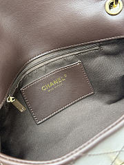 Kitlife Chanel Large Flap Bag Dark Brown Sheepskin AS6116 28×17×8 cm - 2