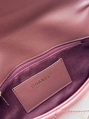 Kitlife Chanel Large Flap Bag Burgundy Sheepskin AS6116 28×17×8 cm - 3