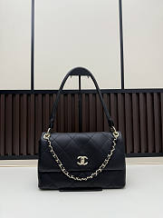 Kitlife Chanel Large Flap Bag Black Sheepskin AS6116 28×17×8 cm - 1
