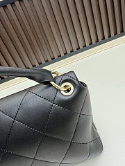 Kitlife Chanel Large Flap Bag Black Sheepskin AS6116 28×17×8 cm - 2
