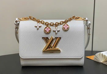 Kitlife Louis Vuitton Twist Bag White M11724 15x9x19cm 