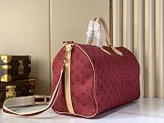 Kitlife Louis Vuitton Keepall Foldable 45 Bag Monogram Red Nylon M25772 45x20x27cm - 4