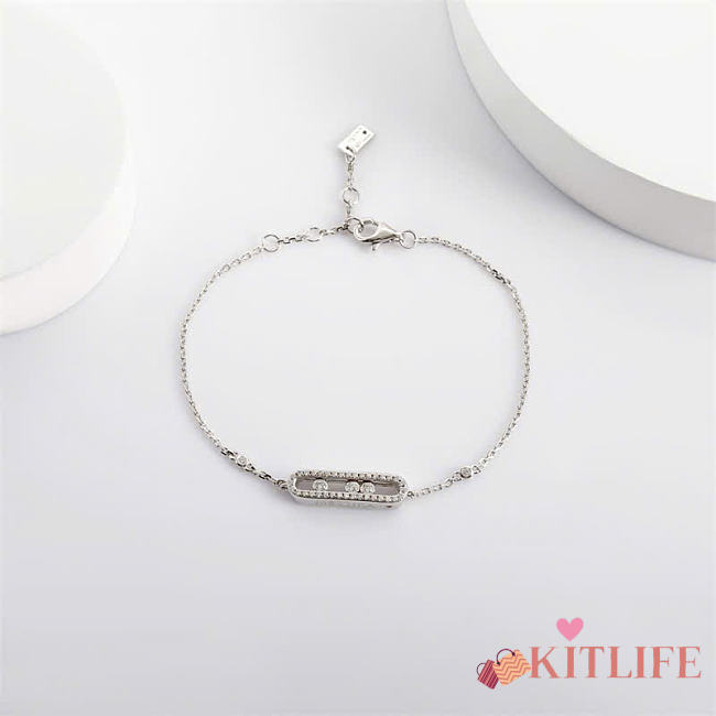 Kitlife Messika Baby Move Pavé Bracelet Silver - 1