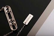 Kitlife Messika Move Pavé Necklace in Silver - 4