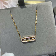 Kitlife Messika Move Pavé Necklace in Gold - 1