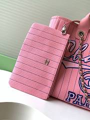 Kitlife Chanel Deauville Tote Bag Pink AS3351 35cm - 6