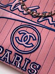 Kitlife Chanel Deauville Tote Bag Pink AS3351 35cm - 5