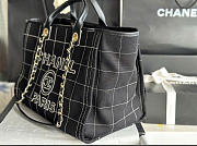 Kitlife Chanel Classic Travel Shopping Bag Black AS93257 33x31x21cm - 4