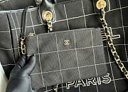 Kitlife Chanel Classic Travel Shopping Bag Black AS93257 33x31x21cm - 2
