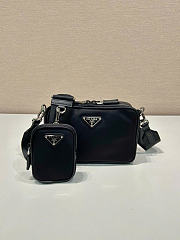 Kitlife Prada Small Messenger Bag Black 2VH070 19x12.5x5.5cm - 1
